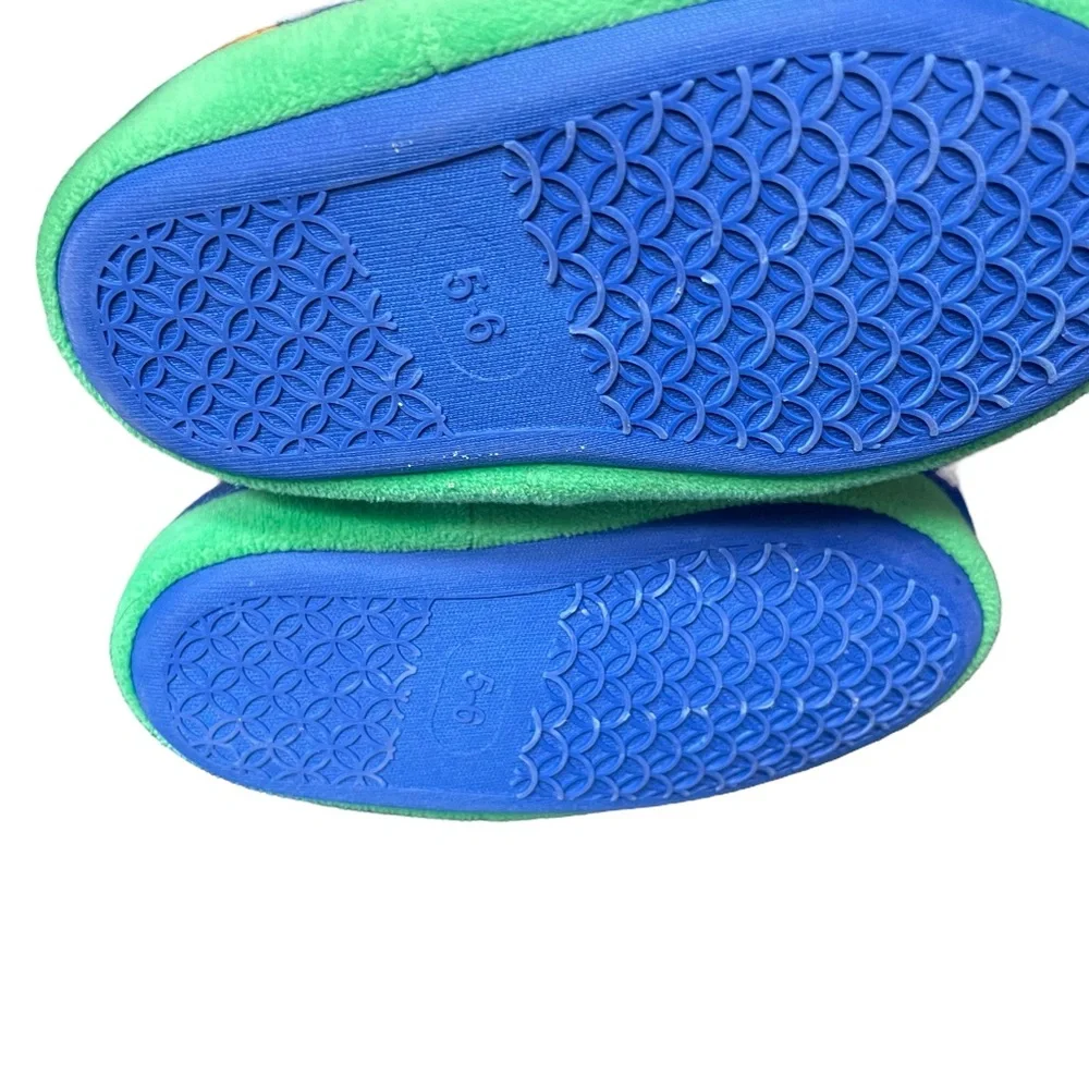 PAW Patrol MARSHALL & CHASE 3D Plush Slip-on Slippers Toddler Boys Size 5/6